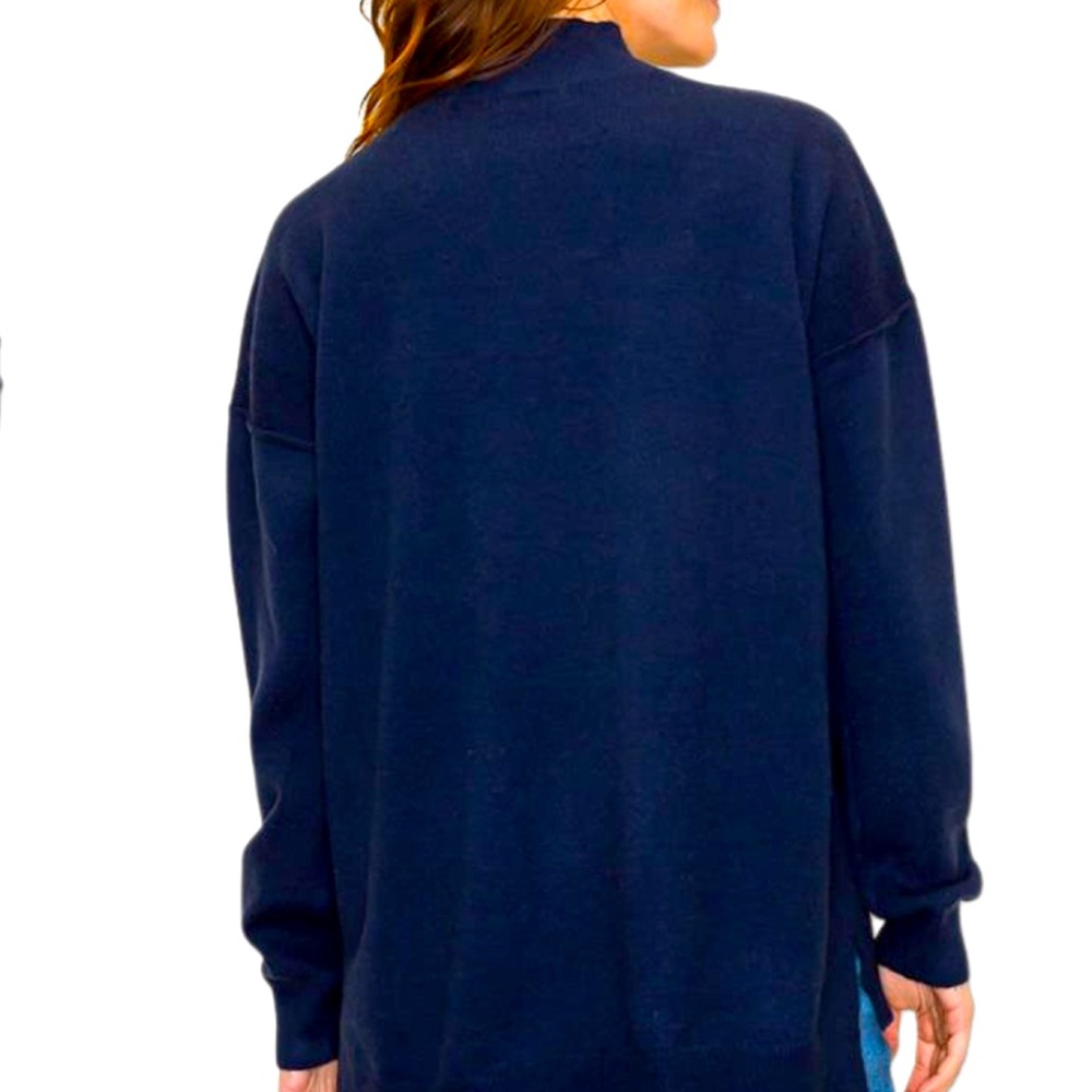 NWT Kate Spade Navy Blue Sweater Dress with Buttons